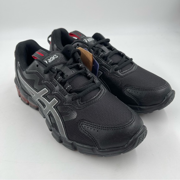 NEW! 🥾 ASICS Gel Quantum 90 3 GS Black Red Athletic Shoes - Size 5.5 - Picture 11 of 11